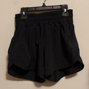 lululemon athletica Black Women's Athletic Shorts with Elastic Waist